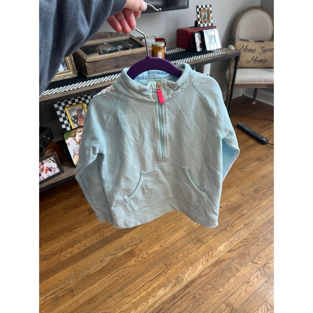Lilly Pulitzer Girls Pullover robin's egg blue color girls 6-7